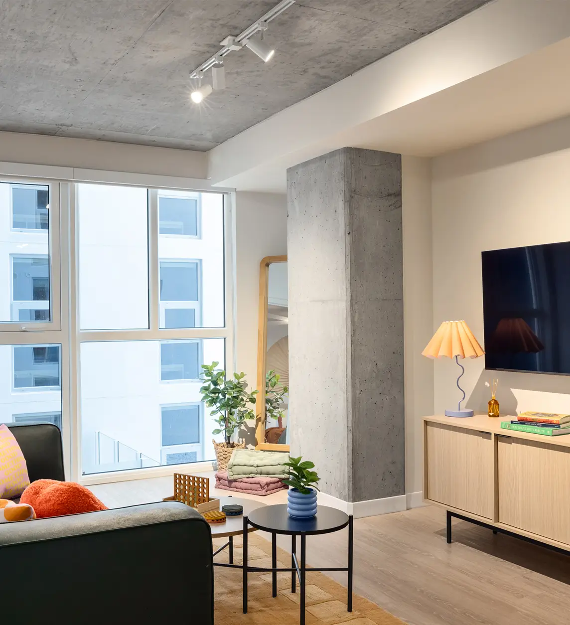 furnished living space