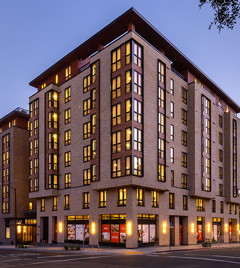 The exterior of Hub Bancroft