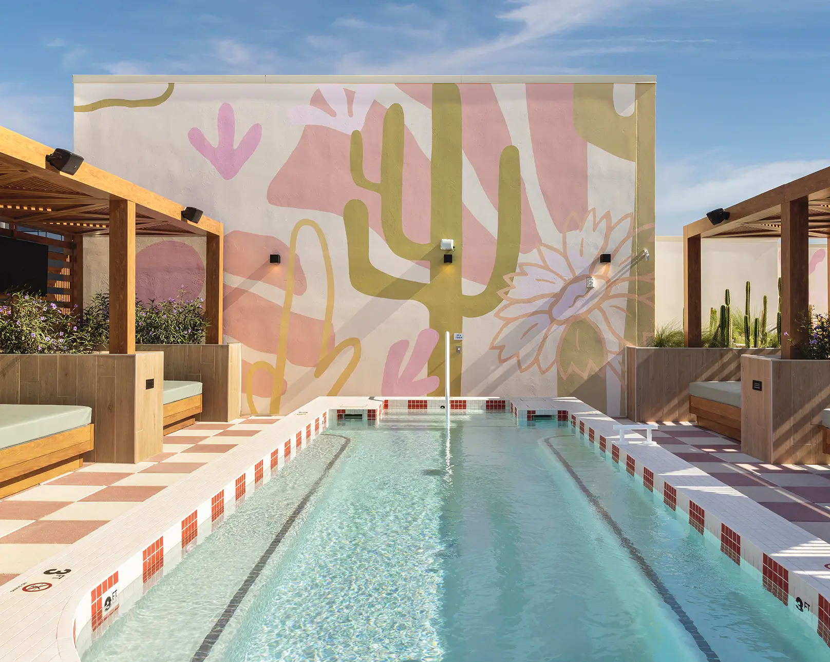 resort style pool