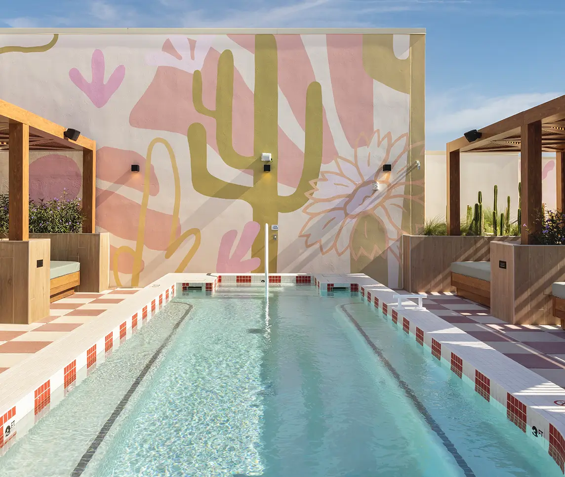 resort style pool
